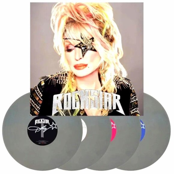 Dolly Parton Rockstar 4-LP ~ Exclusive Colored Vinyl (Metallic) ~ New/Sealed! - Picture 1 of 2